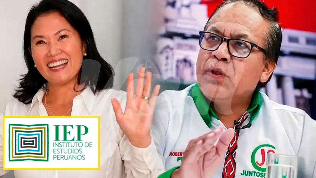 Encuesta IEP: Keiko Fujimori amplía ventaja sobre Roberto Sánchez rumbo a la segunda vuelta